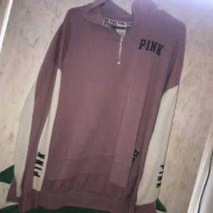 PINK Zip Pullover
